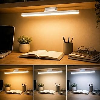 Under Cabinet Lighting 12 Inches, 81 LED Motion Sensor Light Indoor with 3 Color Dimmable, Battery Operated Closet Lights Rechargeable Lamp, Magnetic under Counter Night Light for Kitchen - 2 Pack