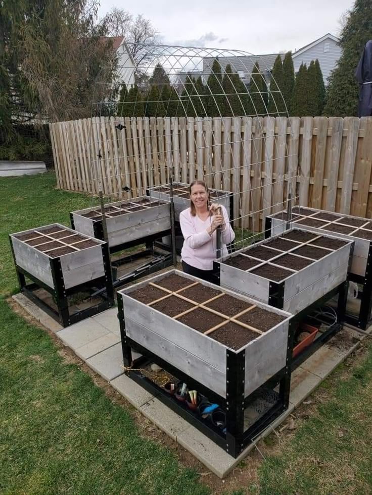 Algreen Wood Raised Garden Bed